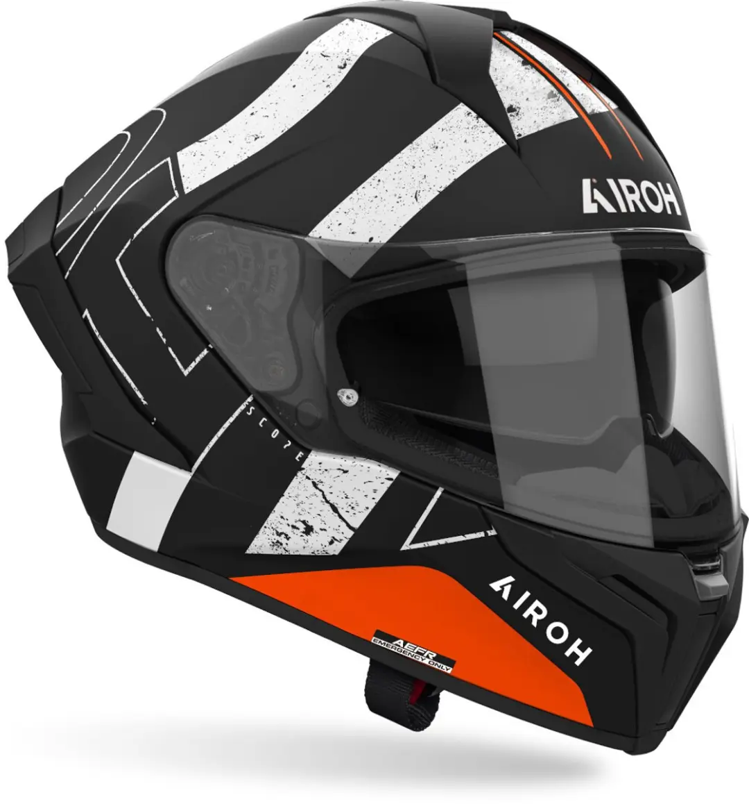 Airoh Matryx Scope Integraalhelm - XL - Zwart/Oranje/Wit