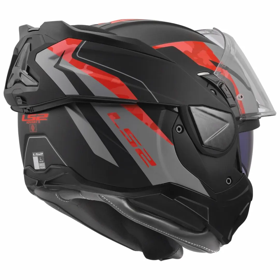 LS2 Helm Advant II FF910 - XL - Zwart/Grijs