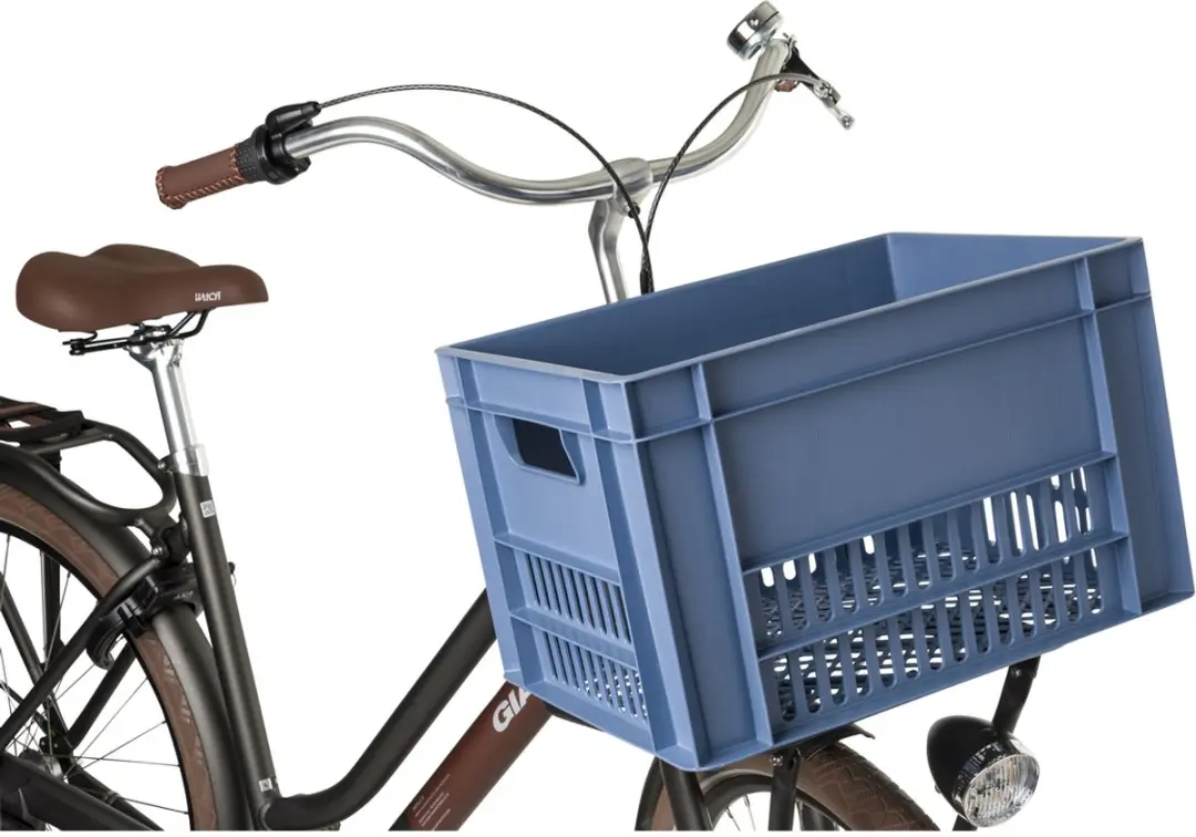 FastRider Fietskrat Navy Blauw 34L