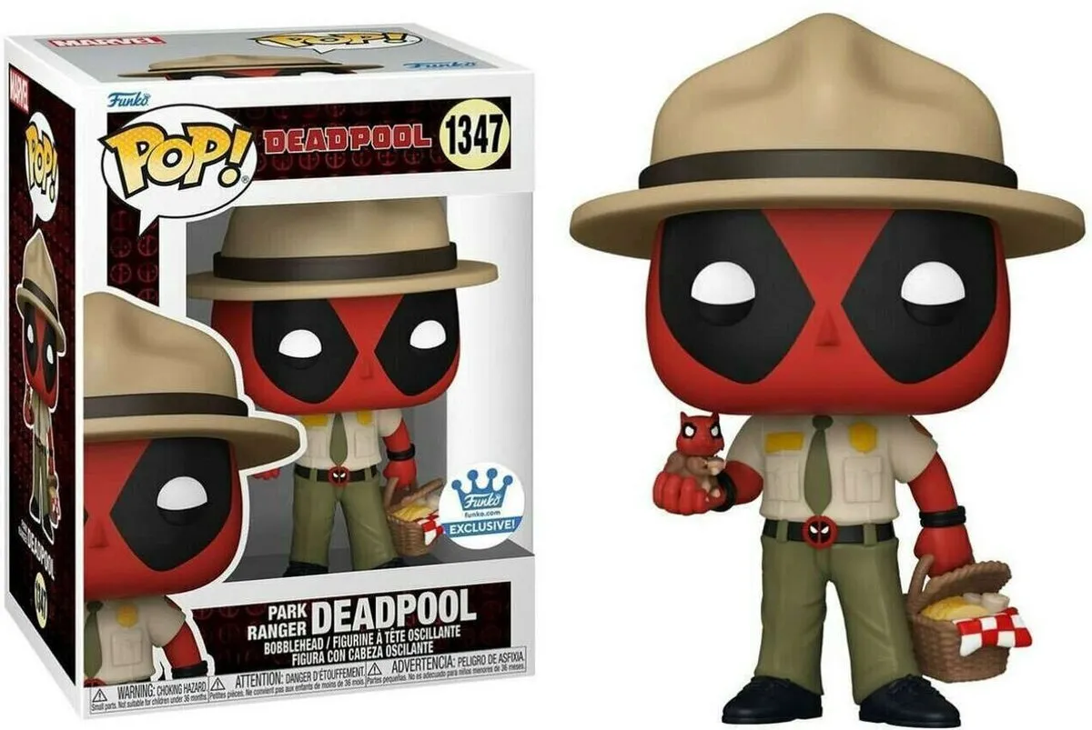 Funko Pop! Marvel Deadpool Park Ranger #1347 - Rood - afbeelding 2 van 2