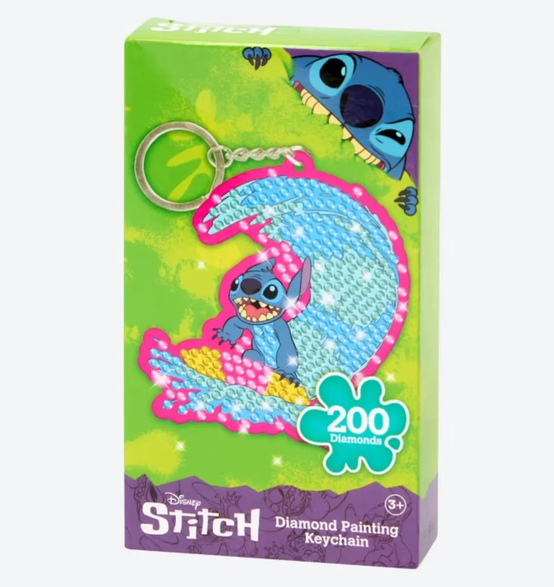 Disney Lilo & Stitch Diamond Painting Sleutelhanger