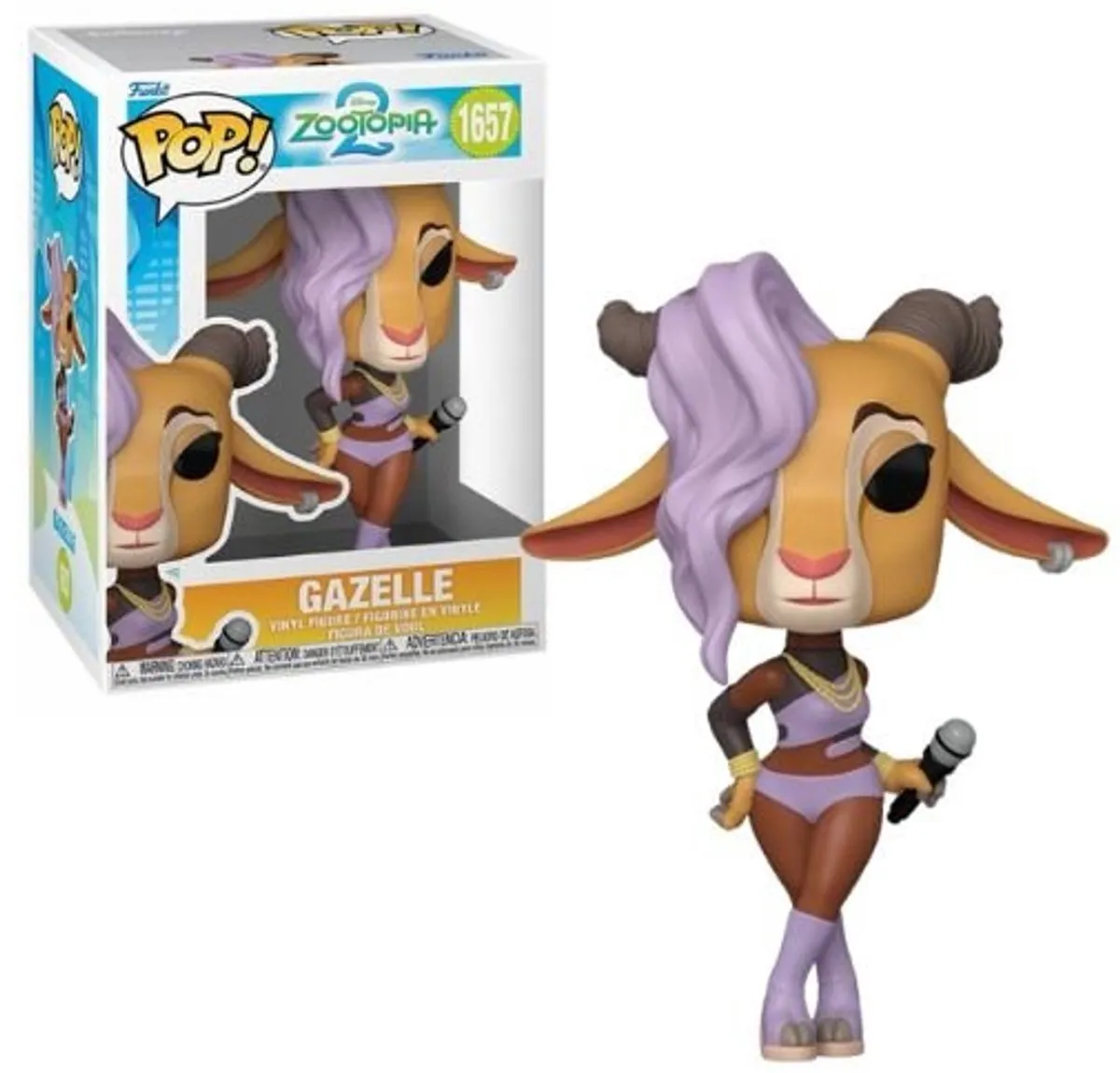 Funko Pop! Disney Zootopia 2 Gazelle #1657 - Multicolor