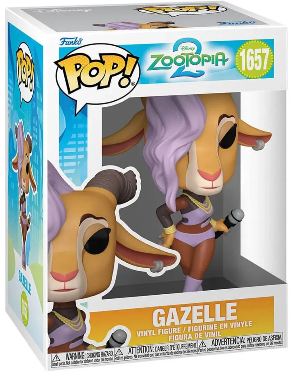 Funko Pop! Disney Zootopia 2 Gazelle #1657 - Multicolor