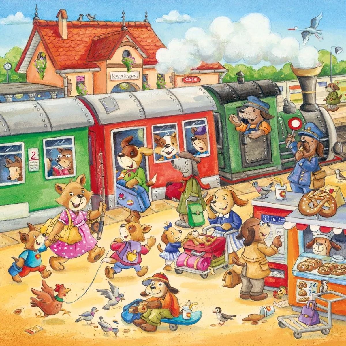 Ravensburger Landelijke Vakantie Legpuzzel 3x49 Stuks - Multicolor