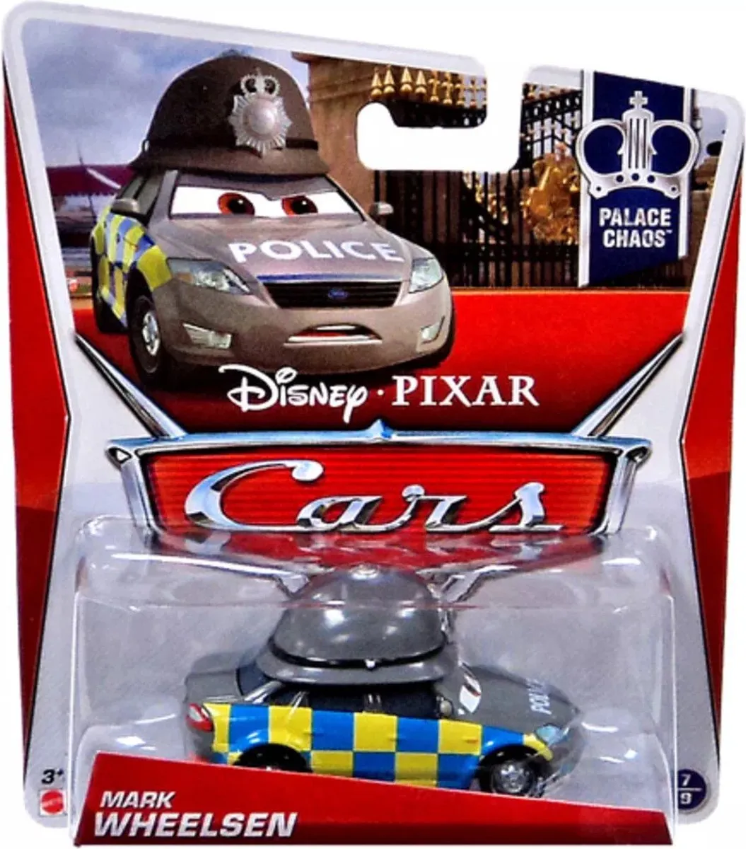 Mattel Disney Pixar Cars Mark Wheelsen Auto - Zwart