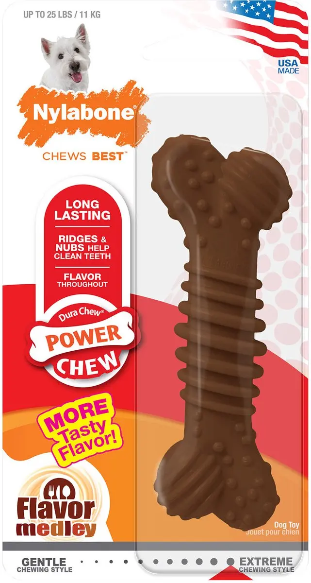 Nylabone durable chew plus chicken tot 10 kg small