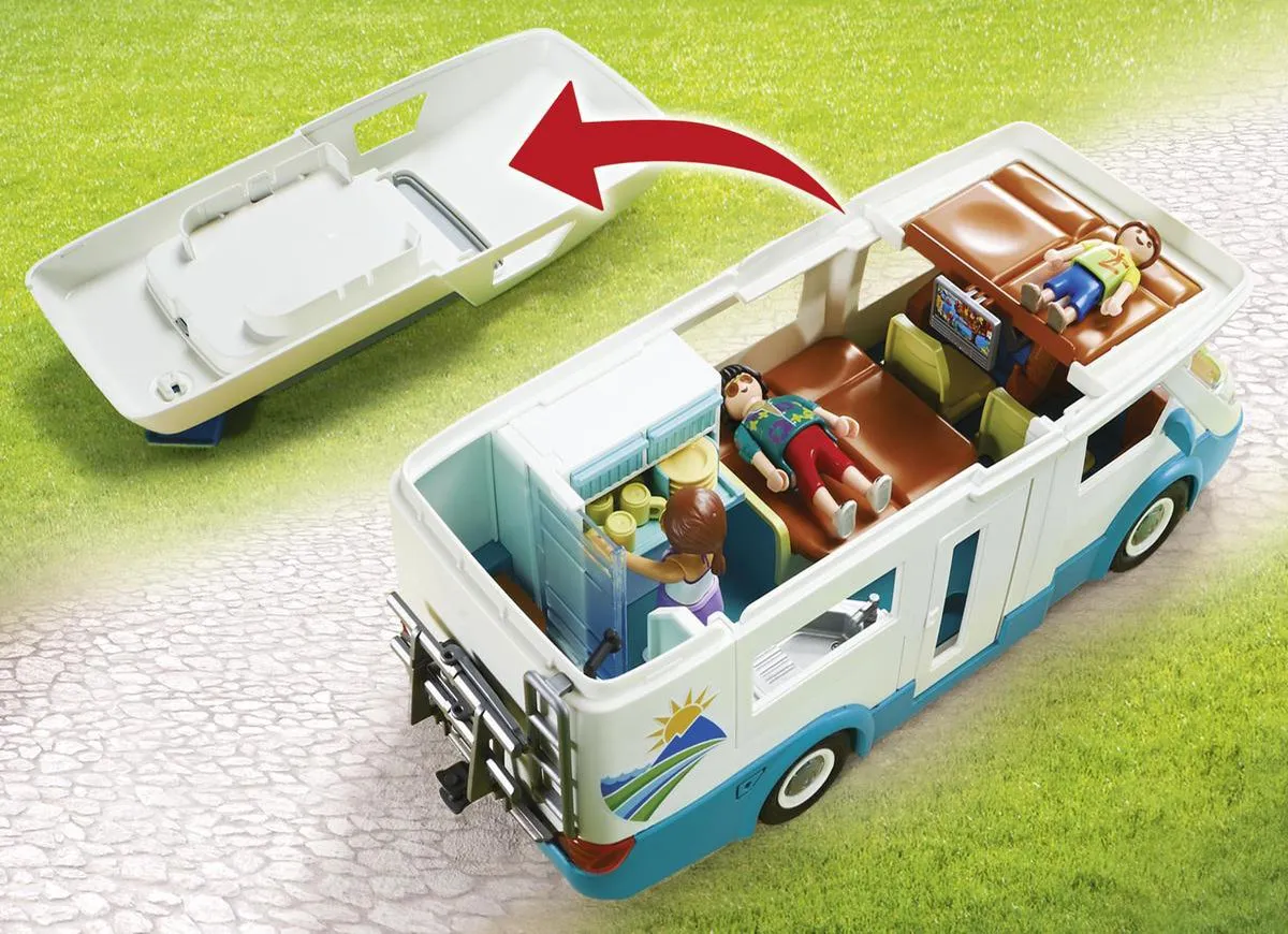 Playmobil Family Fun Mobilhome 70088 - Multicolor