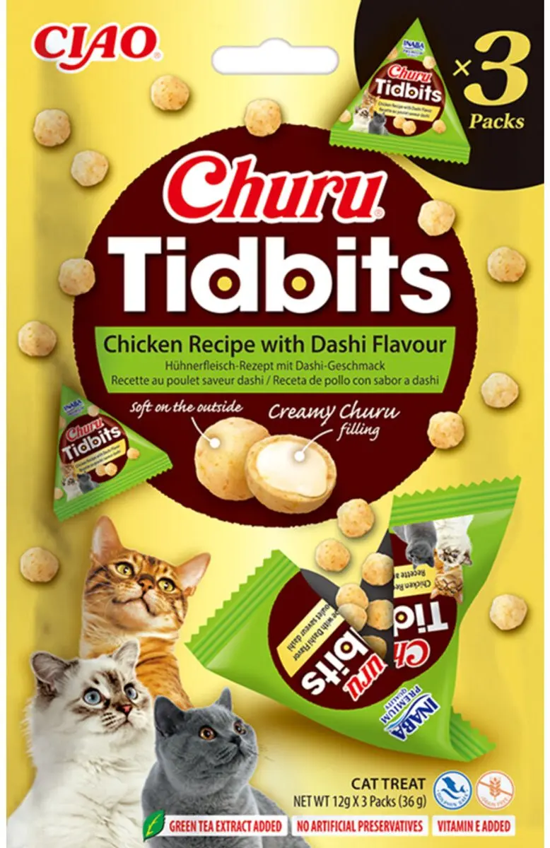 CIAO Churu Luxury Chicken Dashi Kattensnacks