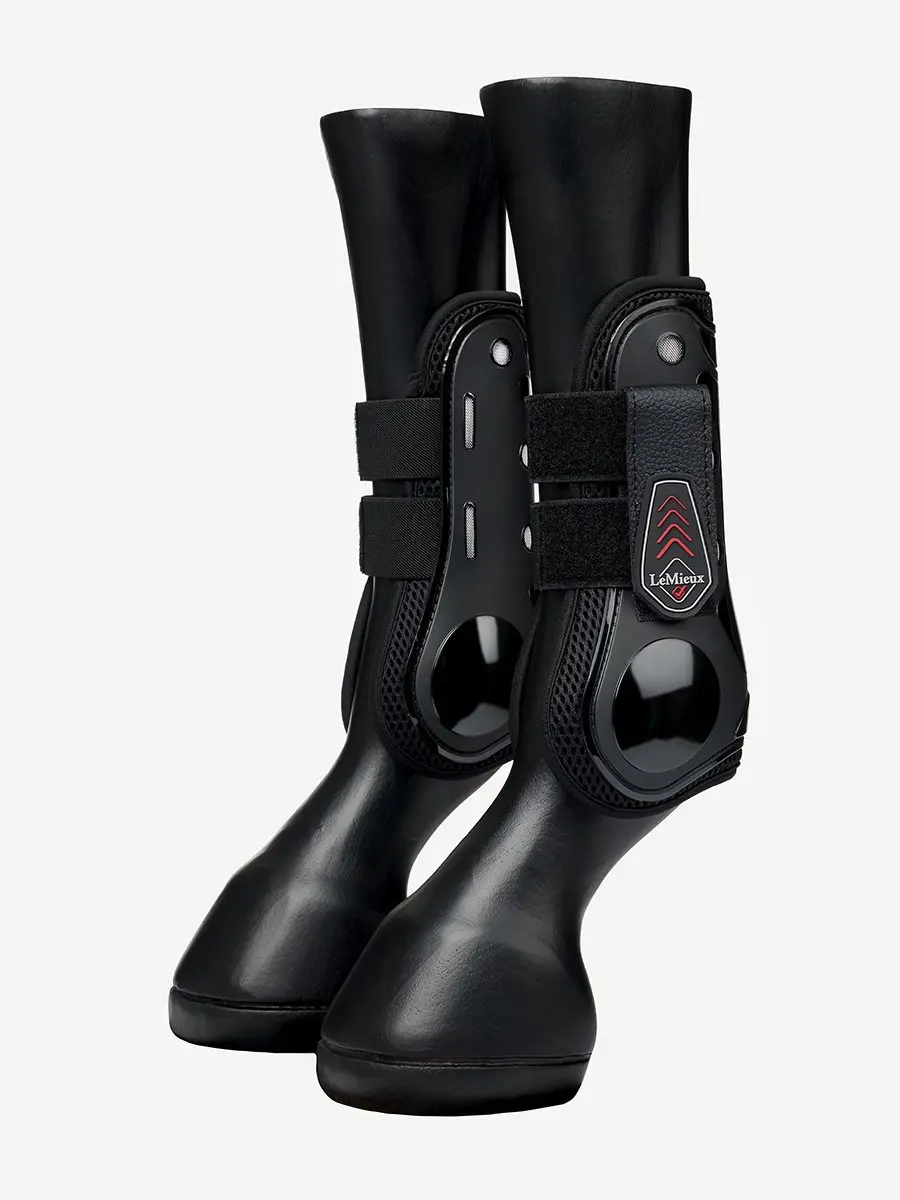 Lemieux Derby ProJump Peesbeschermers - Zwart - L