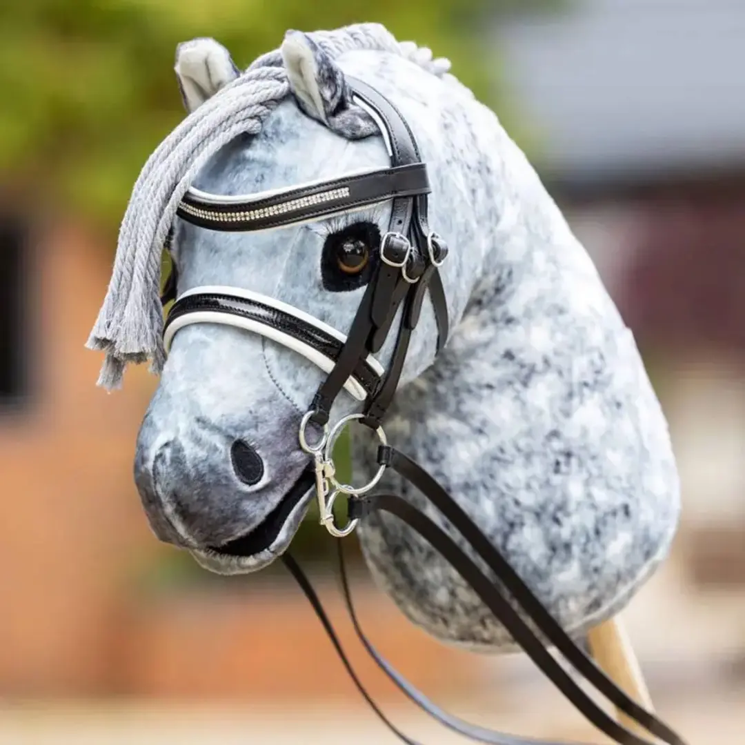 Lemieux Hobby Horse Stang en Trens Hoofdstel - Zwart