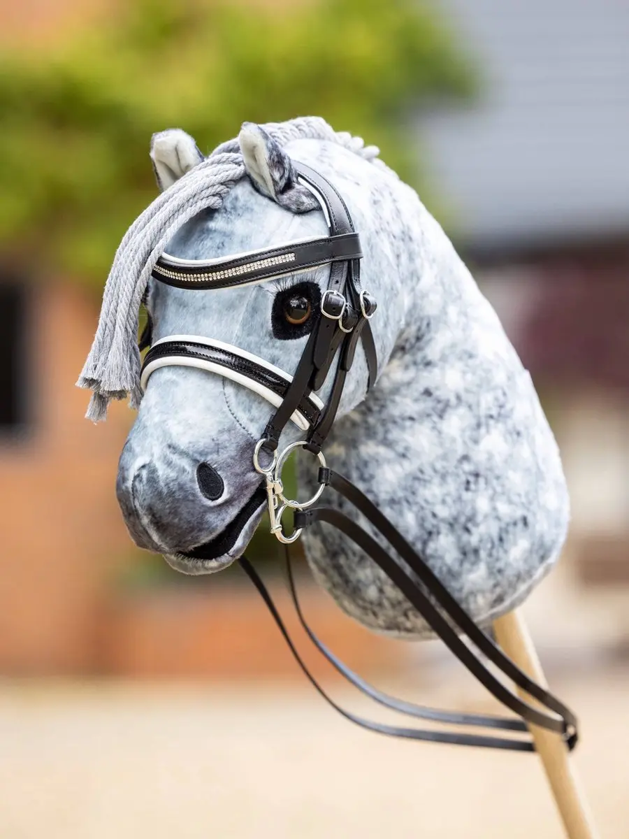 Lemieux Hobby Horse Stang en Trens Hoofdstel - Zwart