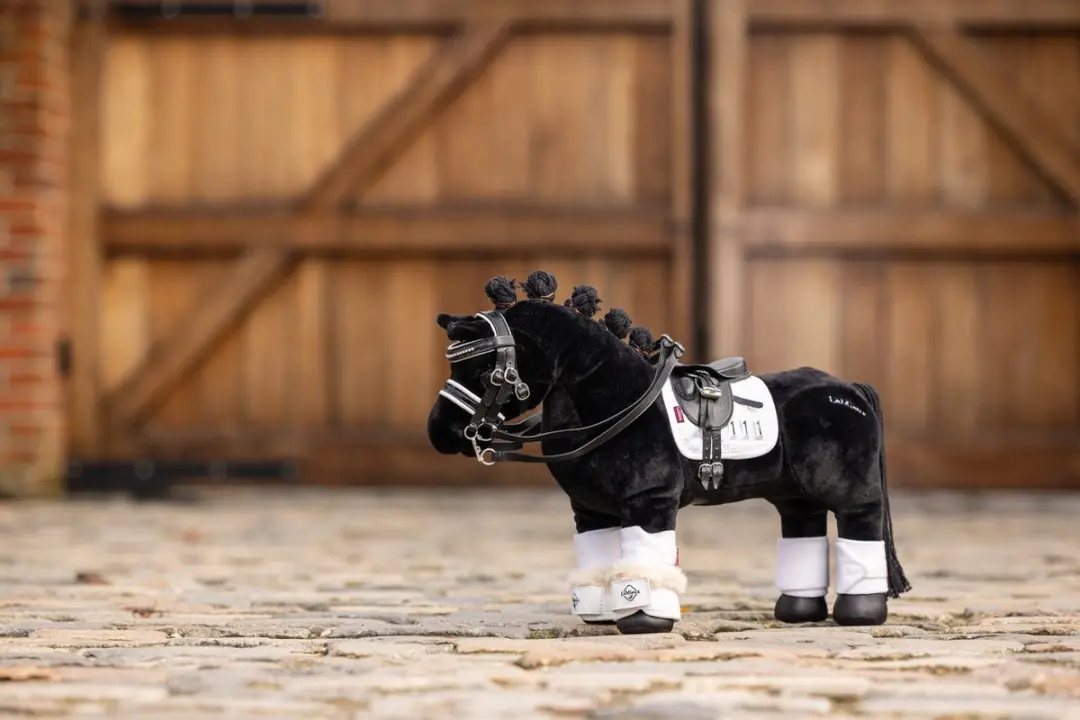 Lemieux Toy Pony Dressage Zadeldek Shetlander - Wit