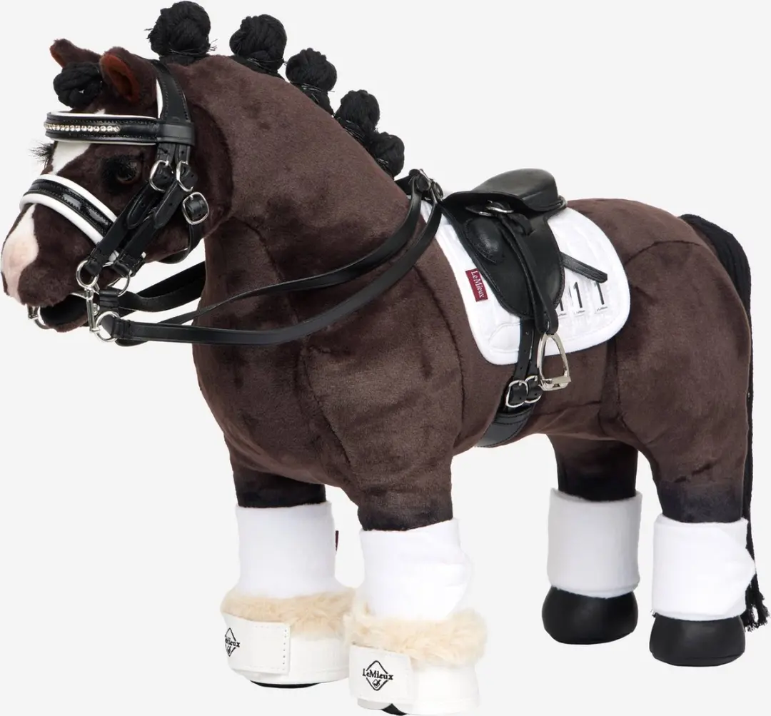 Lemieux Toy Pony Dressage Zadeldek Shetlander - Wit - afbeelding 6 van 6