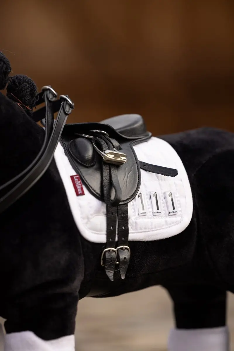 Lemieux Toy Pony Dressage Zadeldek Shetlander - Wit