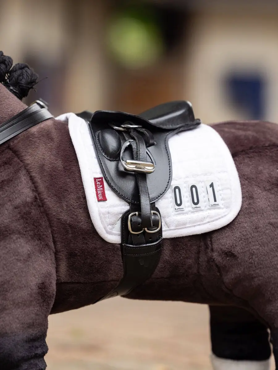 Lemieux Toy Pony Dressage Zadeldek Shetlander - Wit