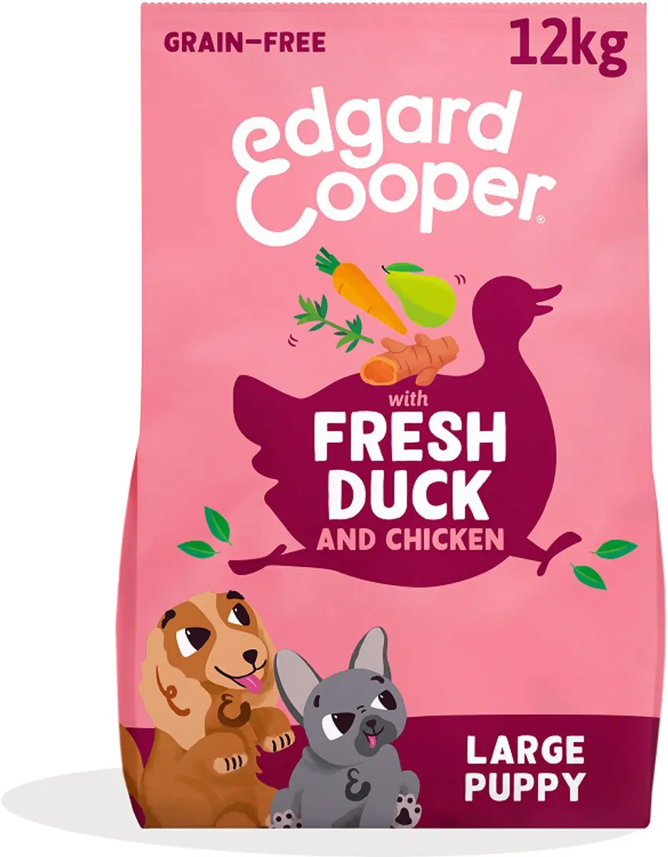 Edgard & Cooper Puppy Hondenbrokken Grote Hond 12kg