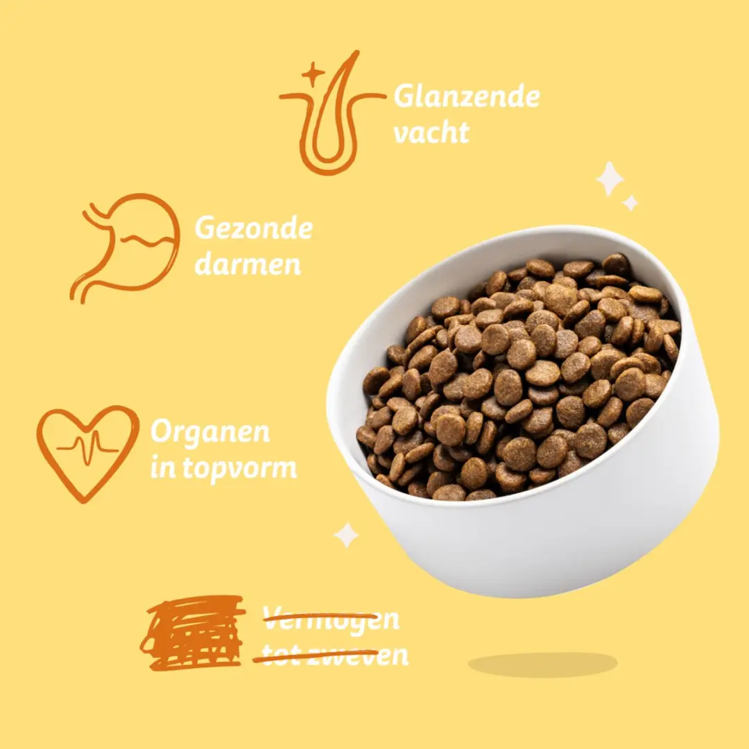 Edgard & Cooper Adult Hondenbrokken Medium Kalkoen & Kip 2,5kg