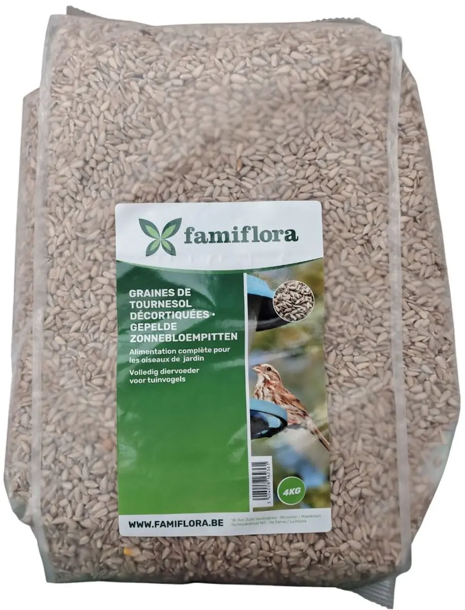 Famiflora Zonnebloempitten Gepeld 4kg