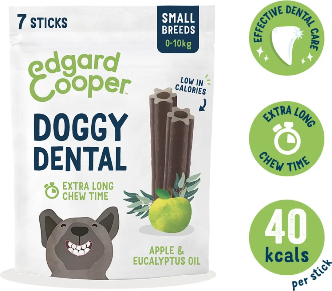 Edgard & Cooper Doggy Dental Appel Hondensnacks S