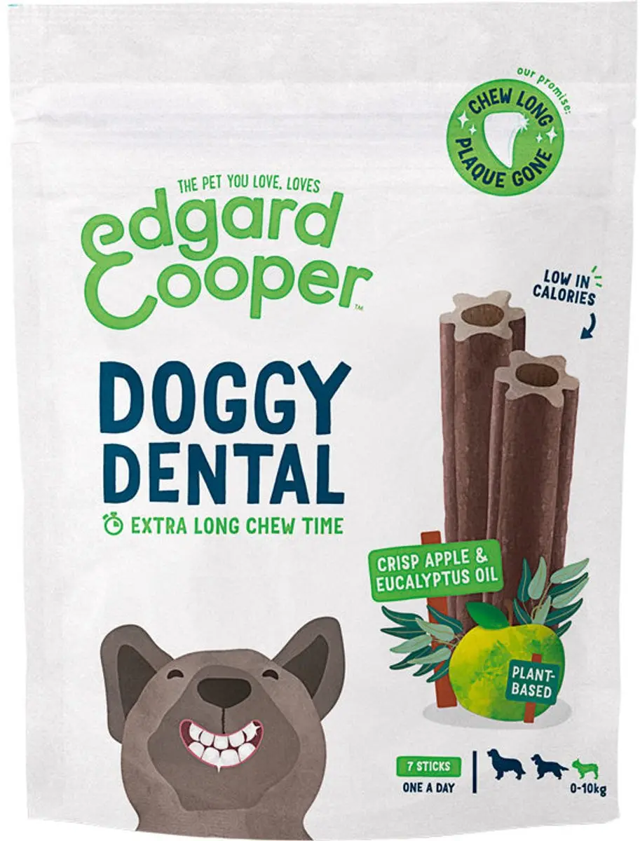 Edgard & Cooper Doggy Dental Appel Hondensnacks S