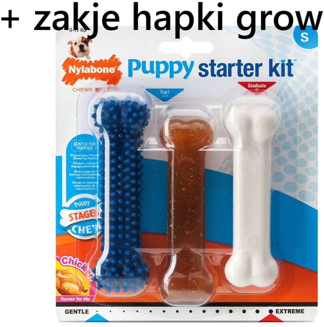 nylabone puppy starter kit 3 stuks