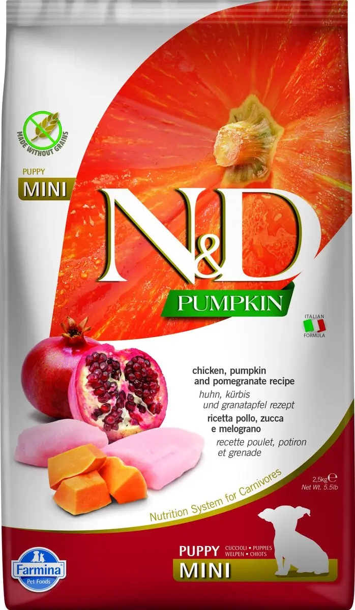 FARMINA N&D Chicken, Pumpkin & Pomegranate Puppy mini
