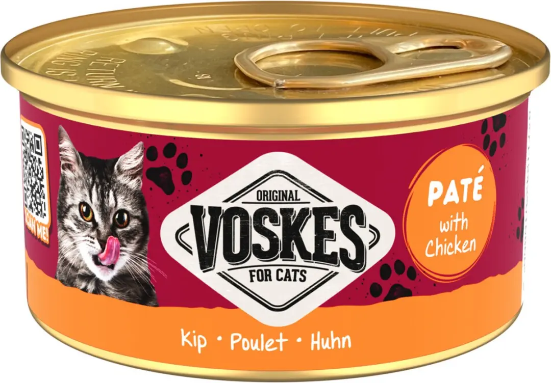 Voskes Kattenvoer Nat Paté Kip