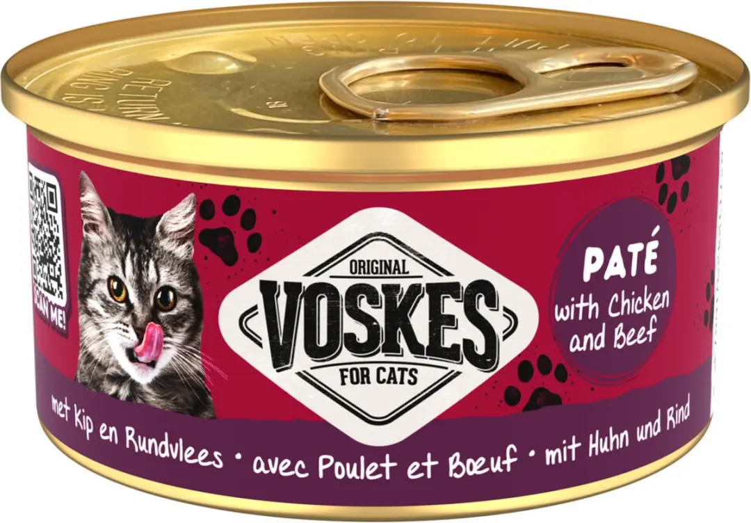 Voskes Nat Paté Kattenvoer 85g