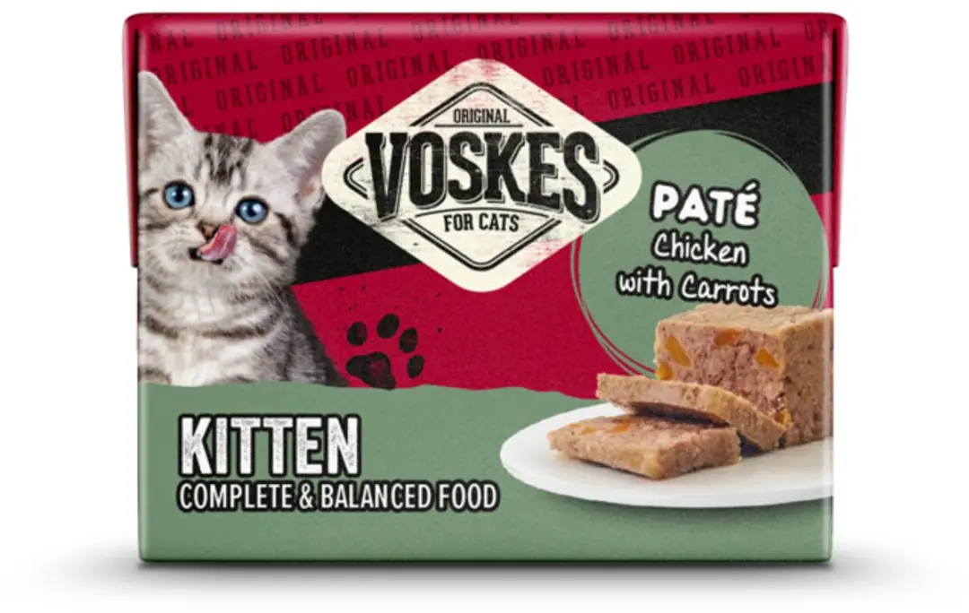 Voskes Original Paté Kitten Kip & Wortelen