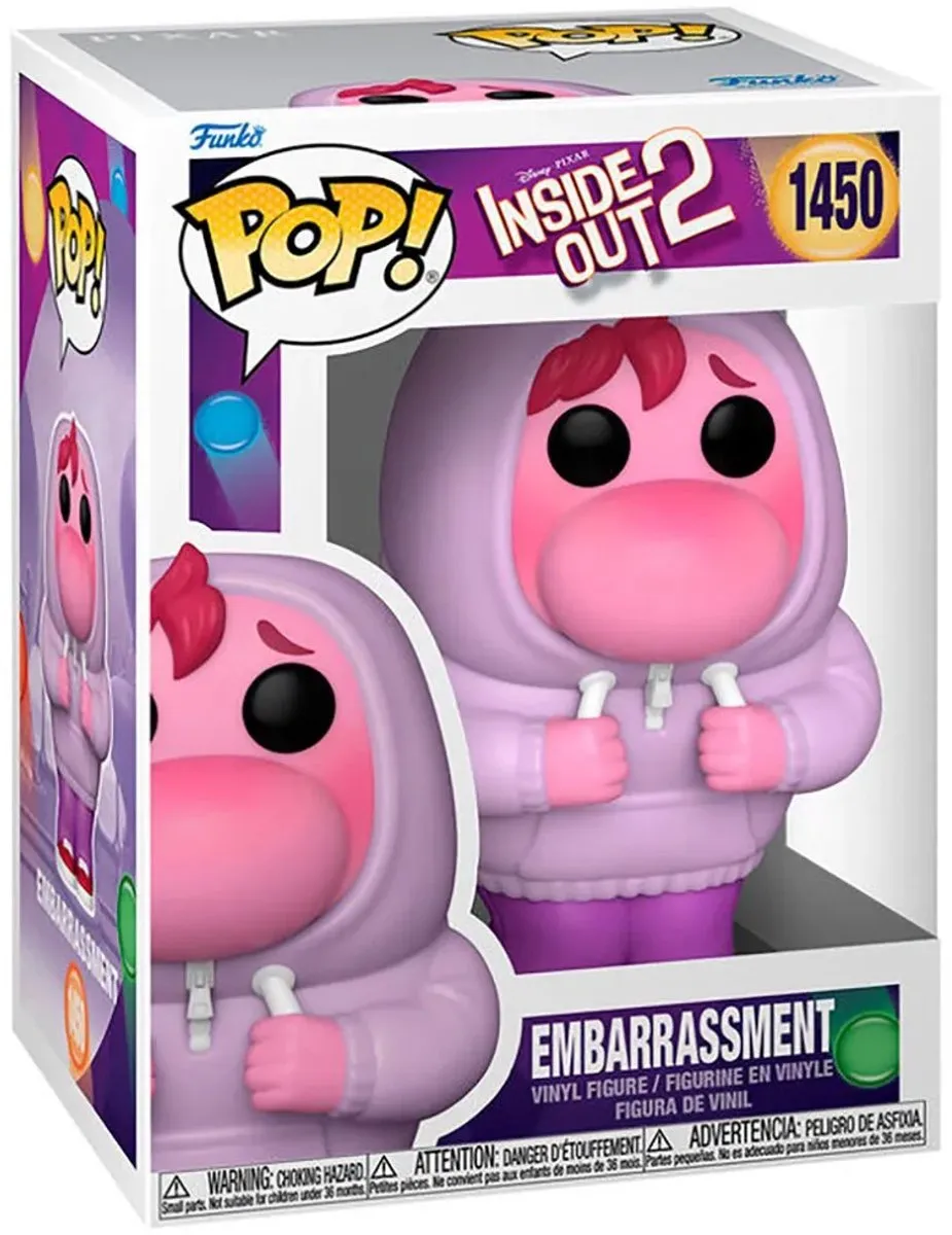 Funko Pop! Inside Out 2 Embarrassement #1450 - Multi - afbeelding 6 van 6
