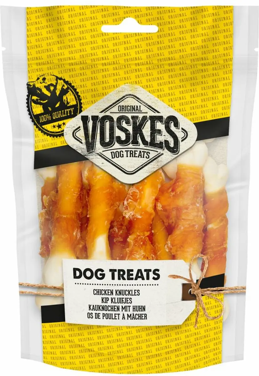Voskes Hondensnacks Kluifjes Kip - 10x100g