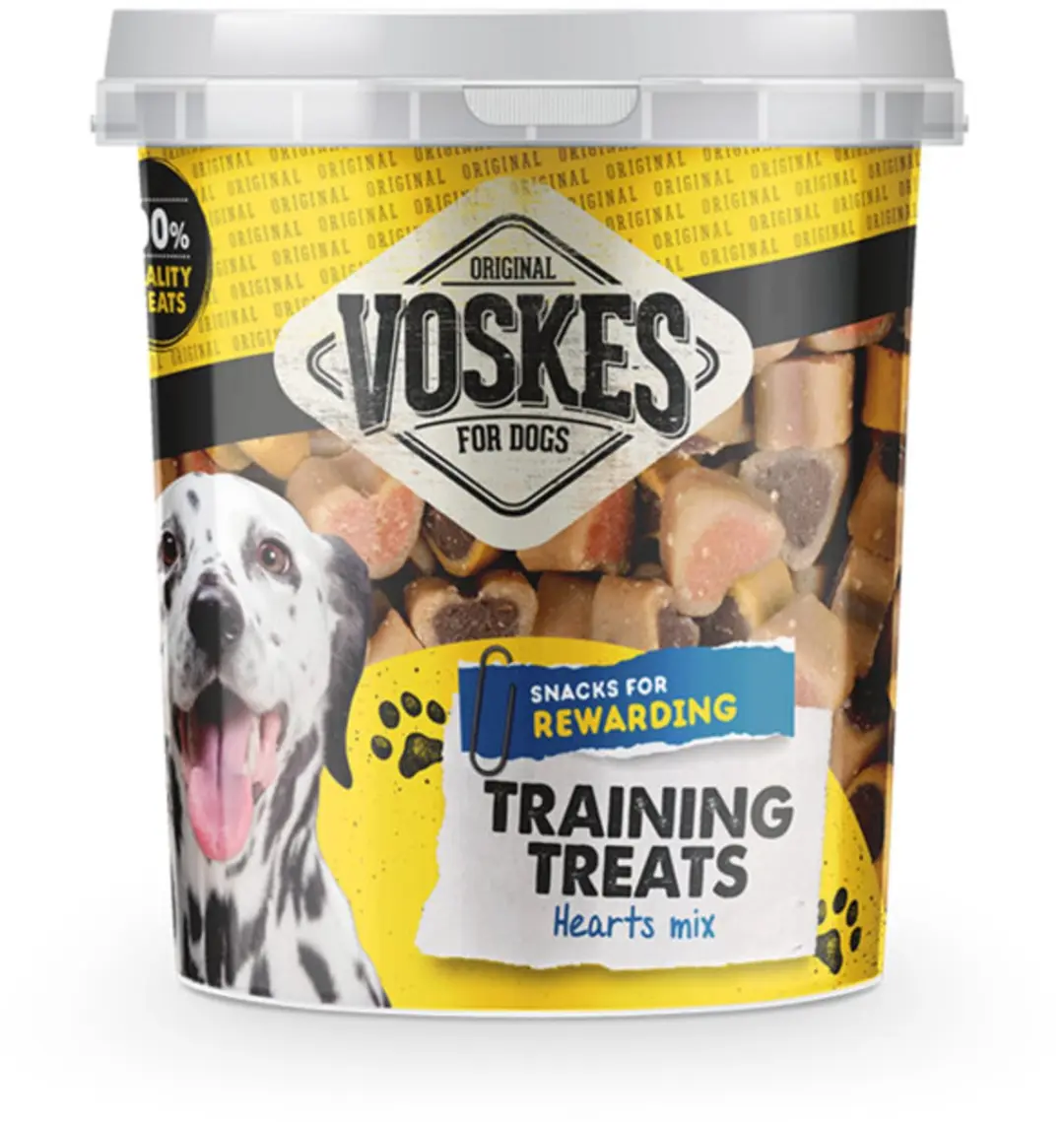 Voskes Hondensnack Training Mix Hart - 12x500g