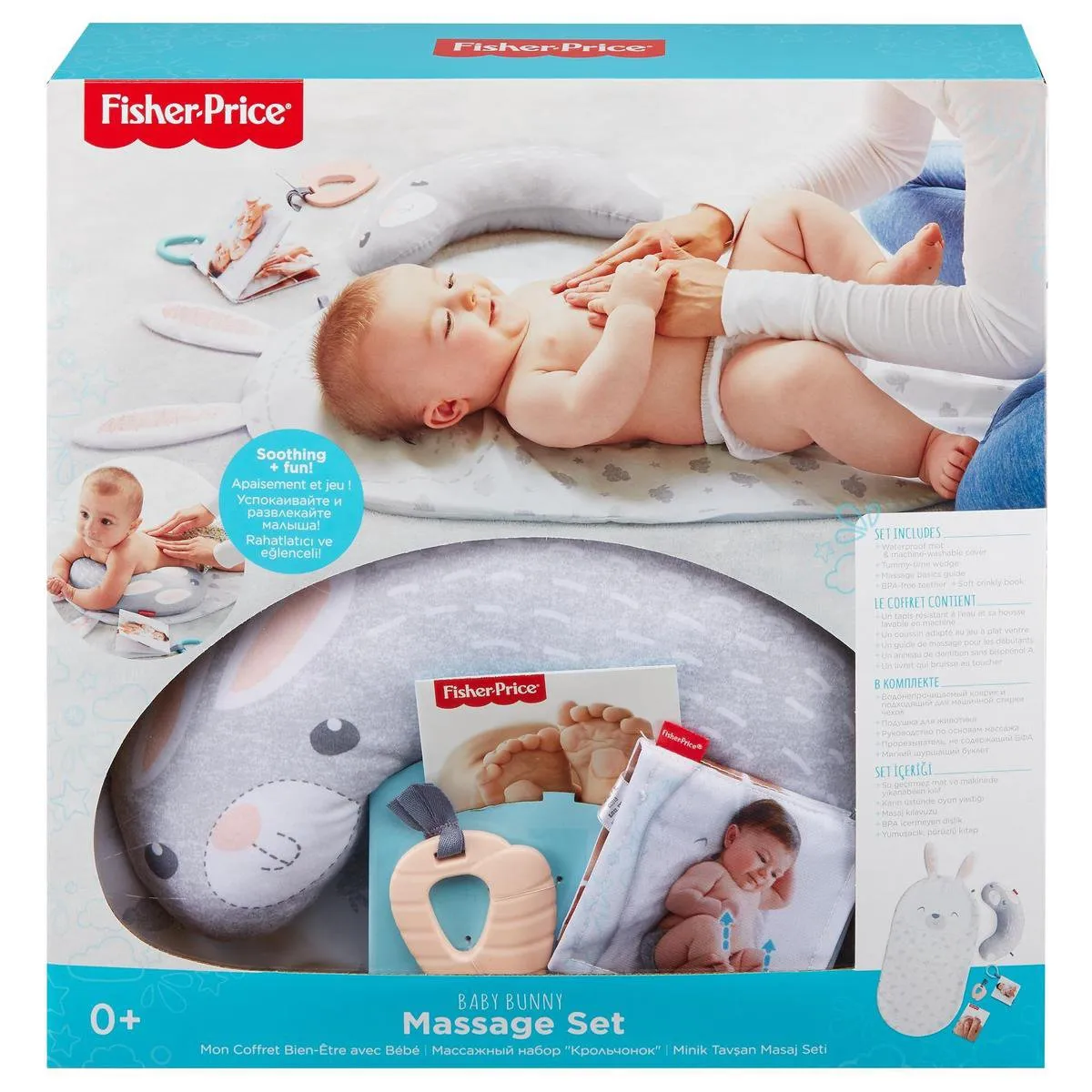 Fisher Price Baby Konijntje Massageset - Meerkleurig