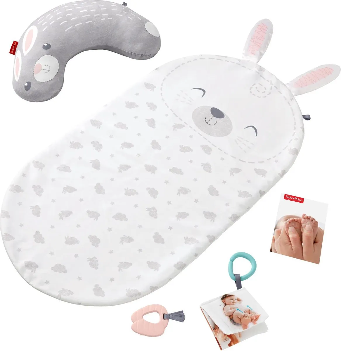 Fisher Price Baby Konijntje Massageset - Meerkleurig