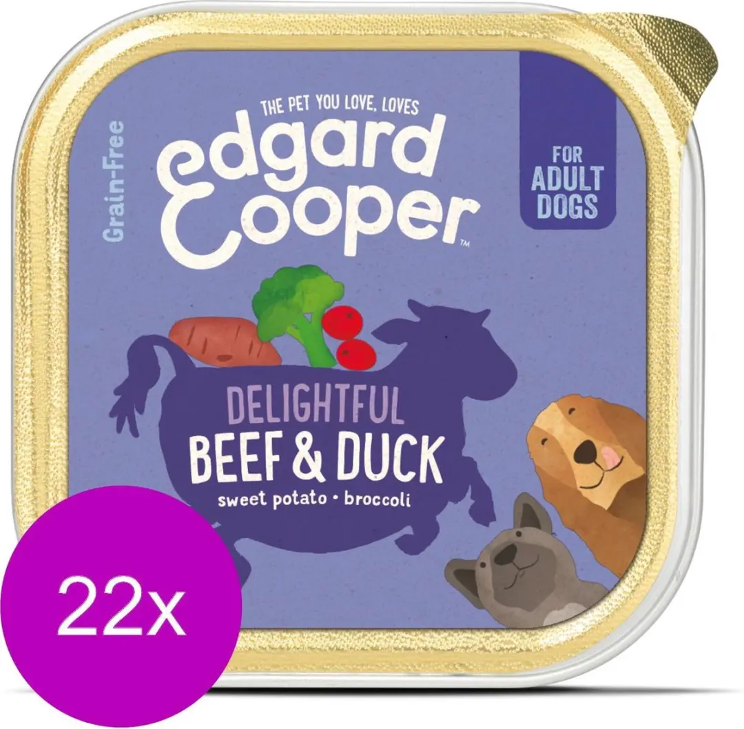 Edgard & Cooper Kuipje Beef Duck Adult