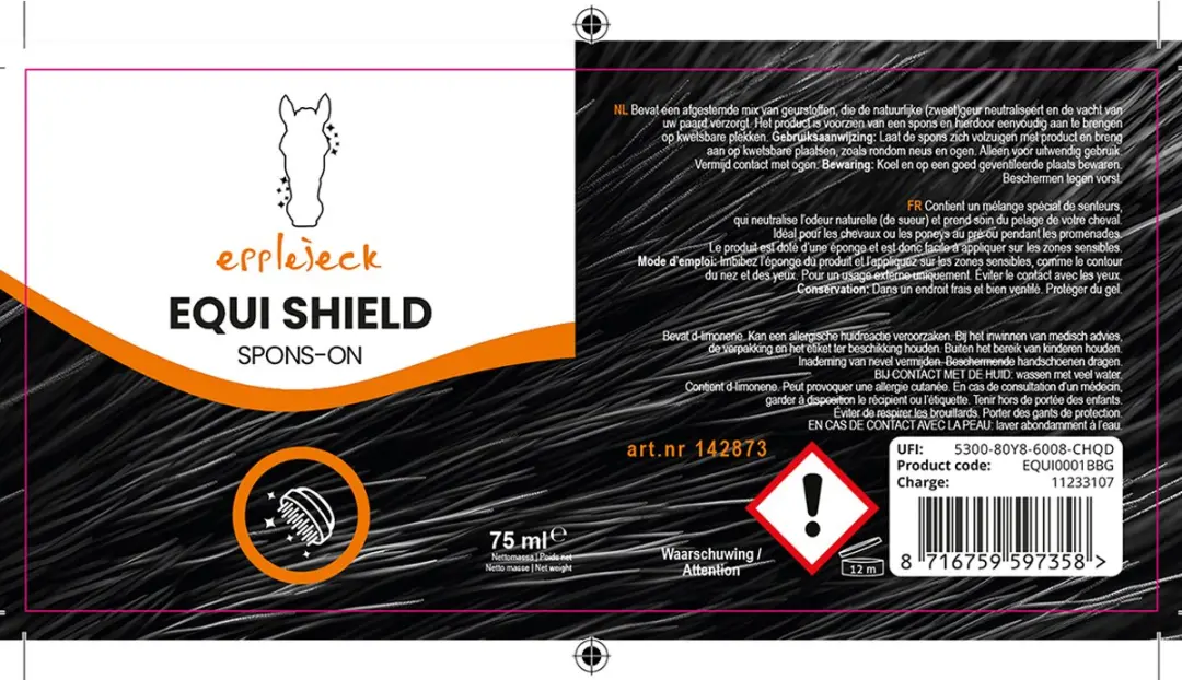 Epplejeck Ejequi Shield Spons On 75ml - 2 Stuks