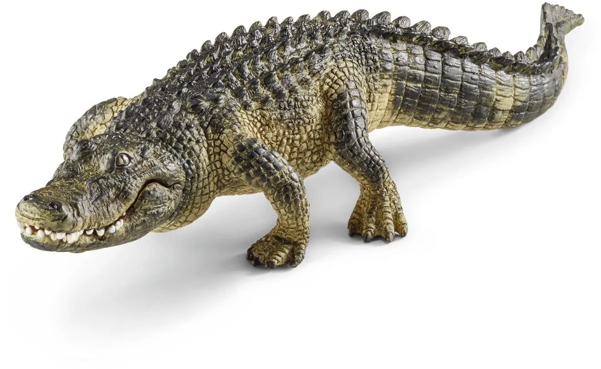 Schleich Wild Life Alligator Speelfiguur 14727 - Grijs