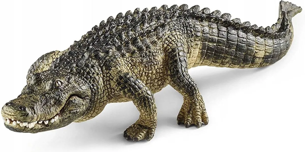 Schleich Wild Life Alligator Speelfiguur 14727 - Grijs