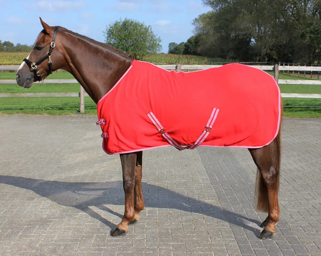 QHP Zweetdeken 105cm - Donkerroze