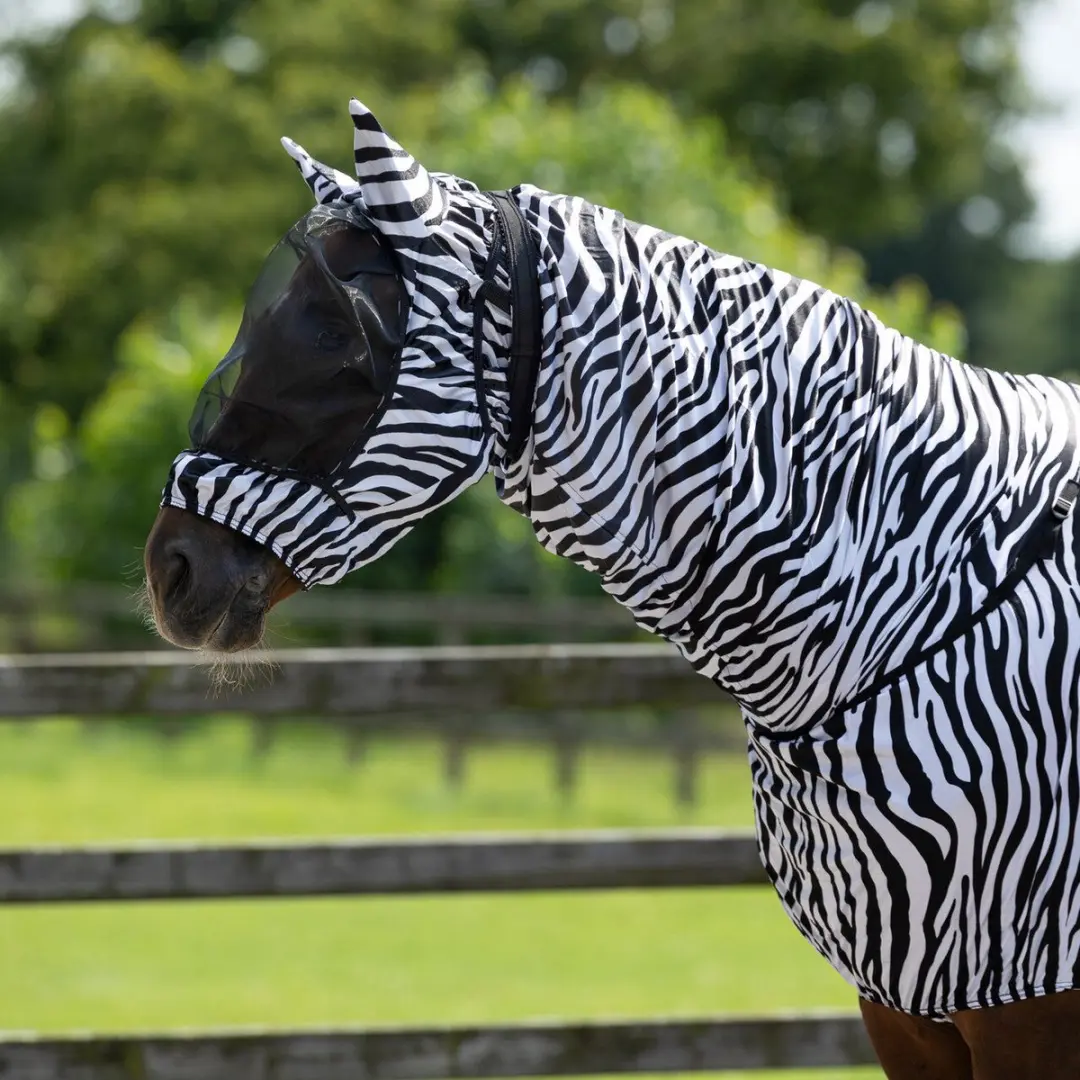 QHP Eczeem Masker Zebra - S - afbeelding 6 van 6