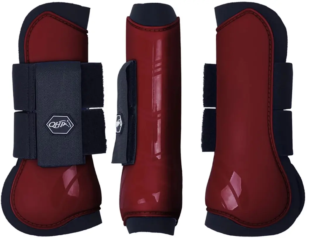 QHP Peesbeschermers Pony - Donkerrood - 2 Stuks