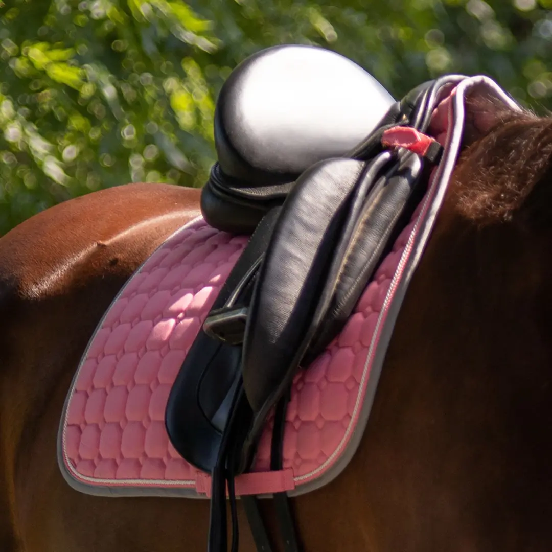 QHP Florence Zadeldek Full Roze - afbeelding 6 van 6