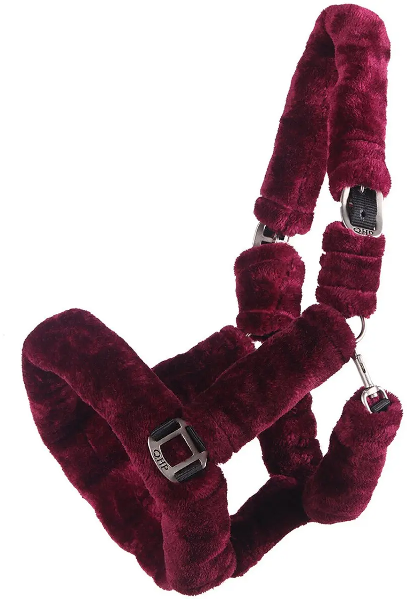 QHP Halster Alaska Donkerrood-zwart Full