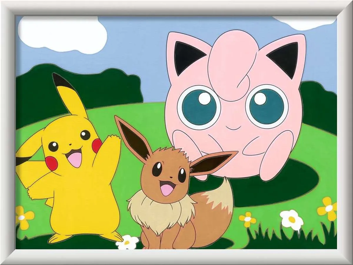 Ravensburger Schilderen op nummer Pokémon Multicolor