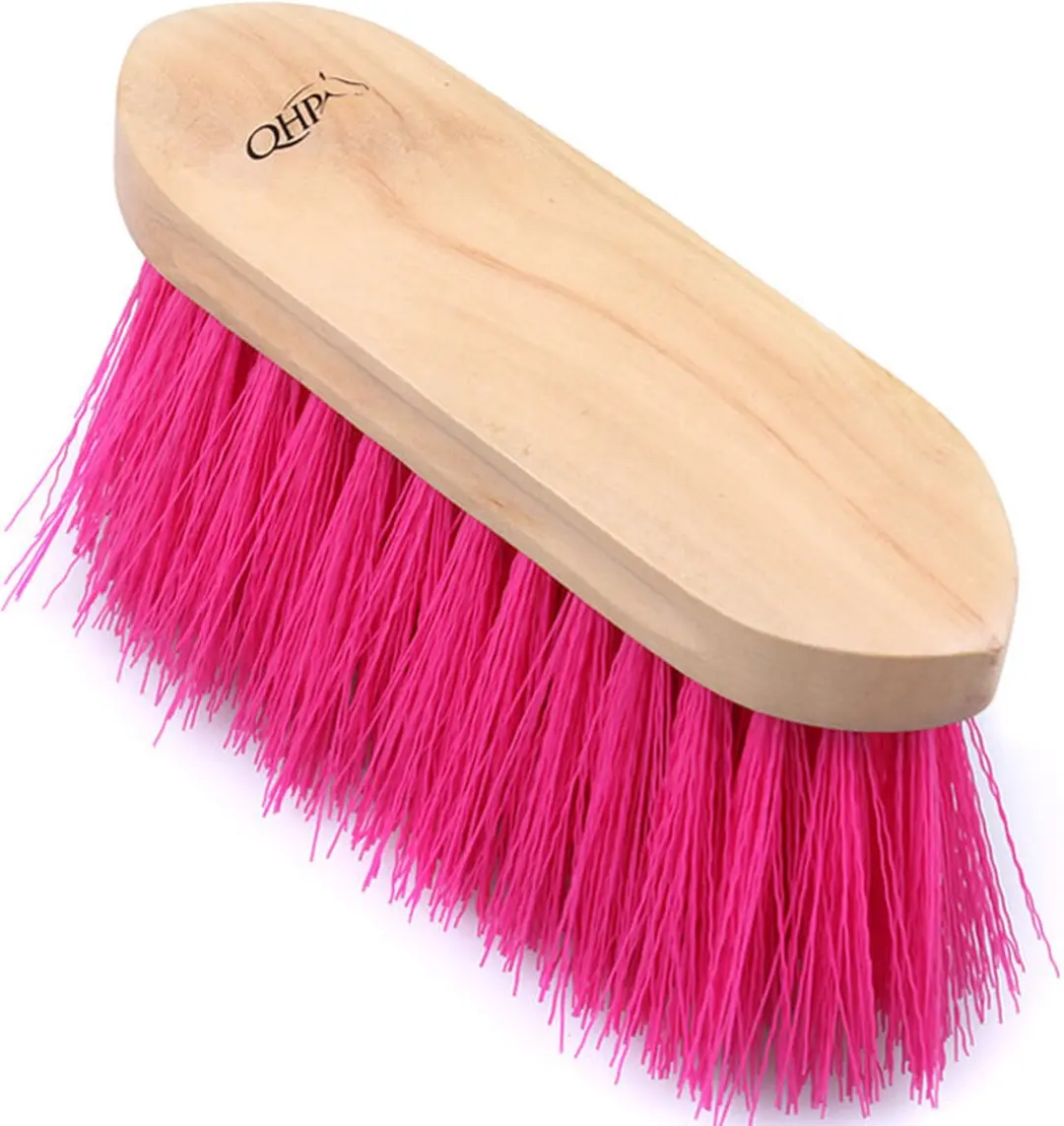QHP Borstel Color Lang Fuchsia