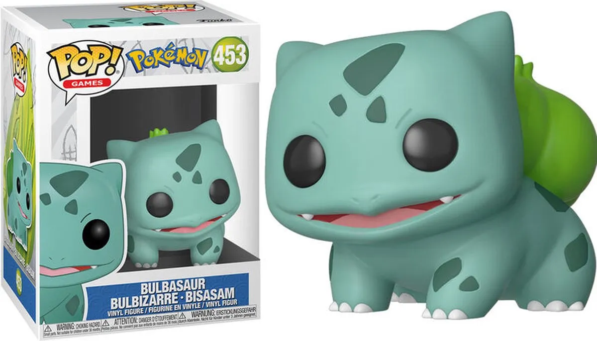 Funko Pop Pokémon Bulbasaur #453 - 9,5 cm