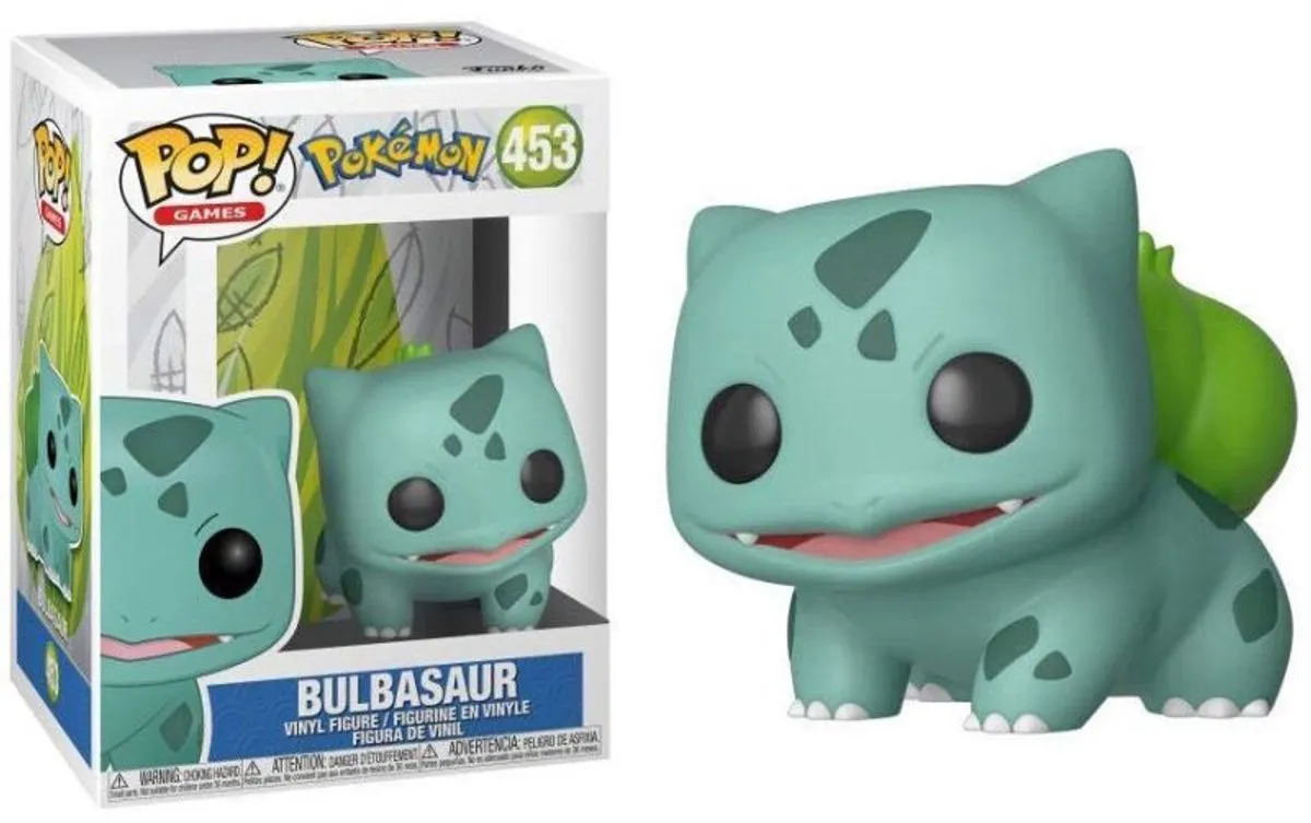 Funko Pop Pokémon Bulbasaur #453 - 9,5 cm
