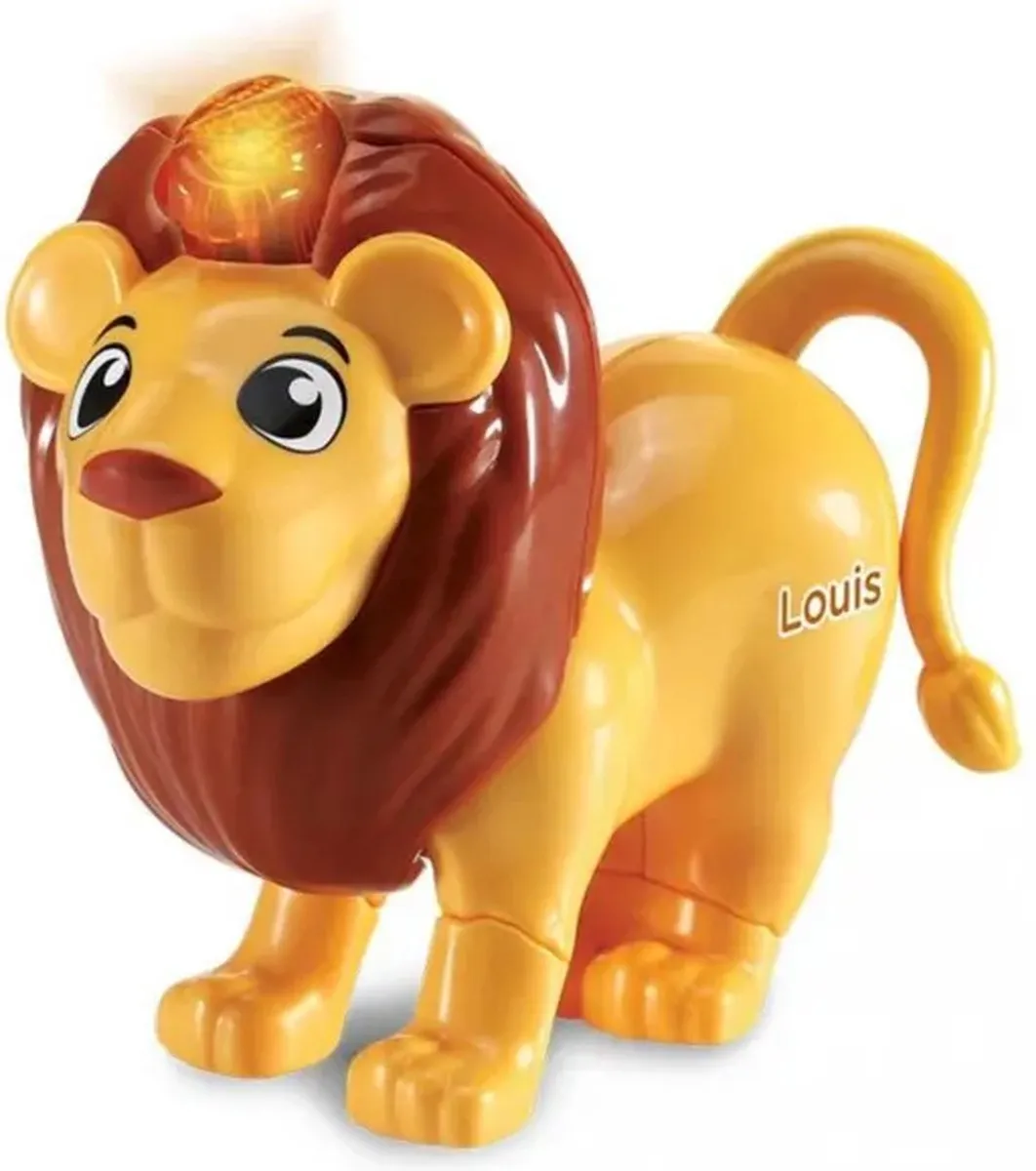 VTech Zoef Louis De Trotse Leeuw - Interactief Speelgoed 2x AAA - Geel