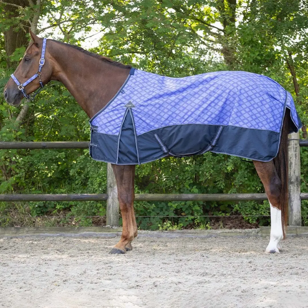 QHP Waterdichte Zomerdeken Blauw 165cm - afbeelding 4 van 6