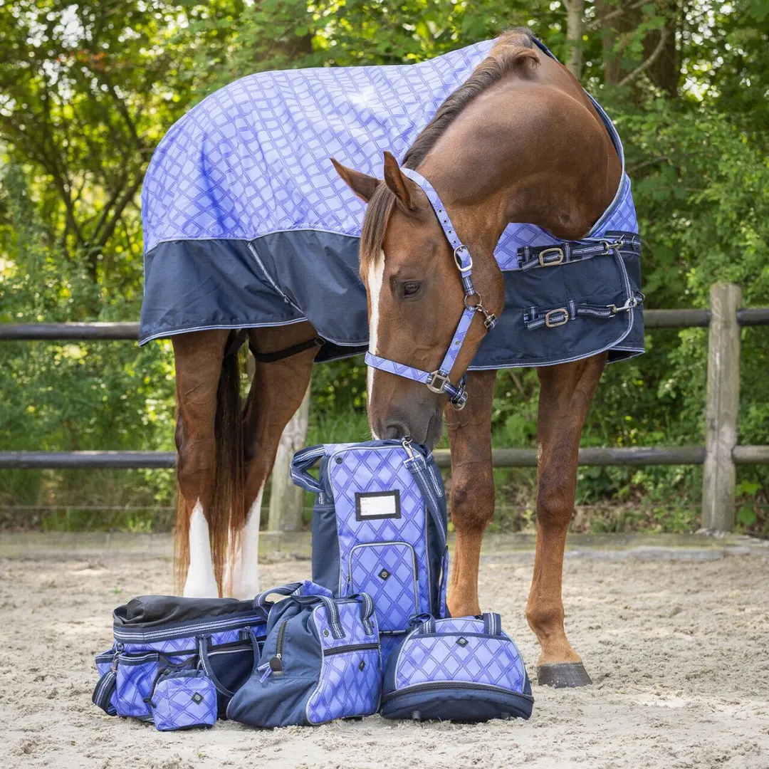 QHP Waterdichte Zomerdeken Blauw 165cm - afbeelding 6 van 6